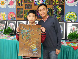 想像力在画笔间游畅—小学部陈琰同学获区科幻画一等奖