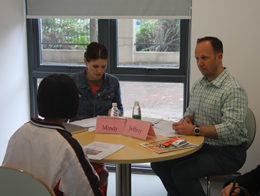 国际部迎接美国合作高中面试团