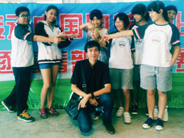 初中学生参加广州市中小学生陶艺比赛连续四年获奖